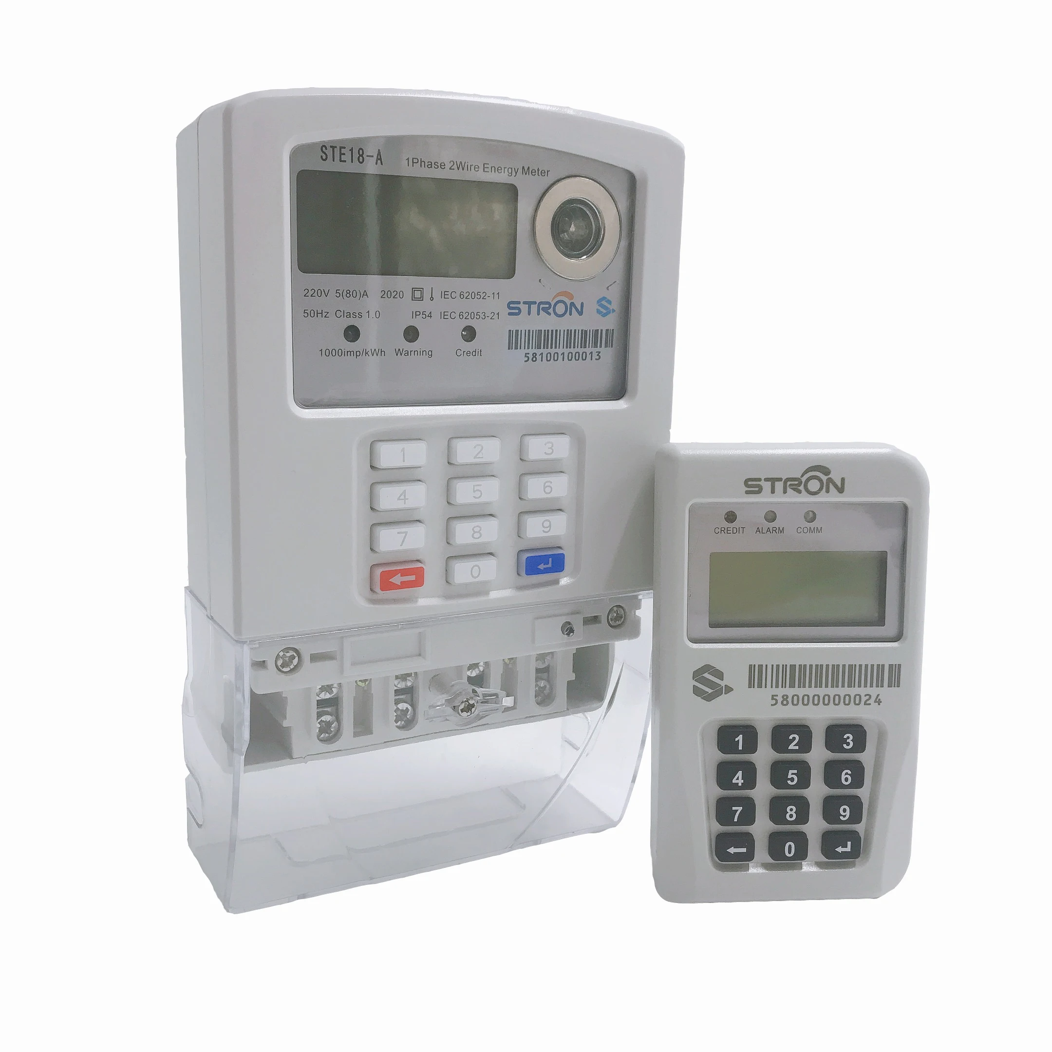 New GPRS/RF/PLC Prepaid/Postpaid Multifunctional Single Phase Two Wire Electricity /Smart Energy Meter With User Interface Unit - Famidy.com
