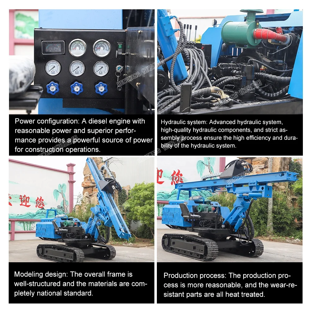 Diesel Engine Drop Hammer Pile Driver Hydraulic Pile Driver Price