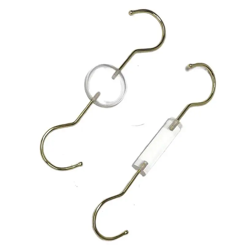 Factory direct sales acrylic s hook hook clothing store special transparent hanger