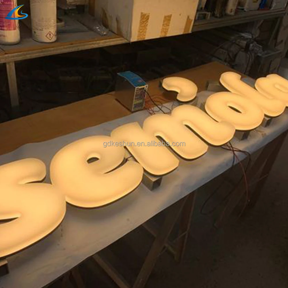 Wholesale Custom LED Luminous Characters 3D Letter Sign and Illuminated ...