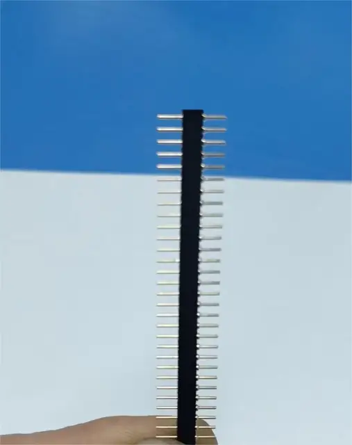 1.778mm pitch height 3.0 mm  signgle row 32P  straight  L10.0 pin is 0.5mm PPS Au1u plating round pin male header