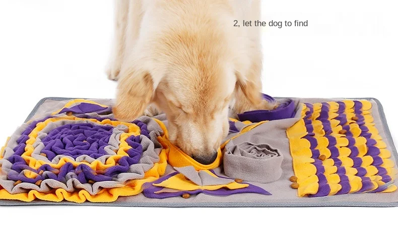 Dog Washable Pet Sniffing Lick Pad Dog Slow Feeding Mat Snuffle Mat For Dogs factory