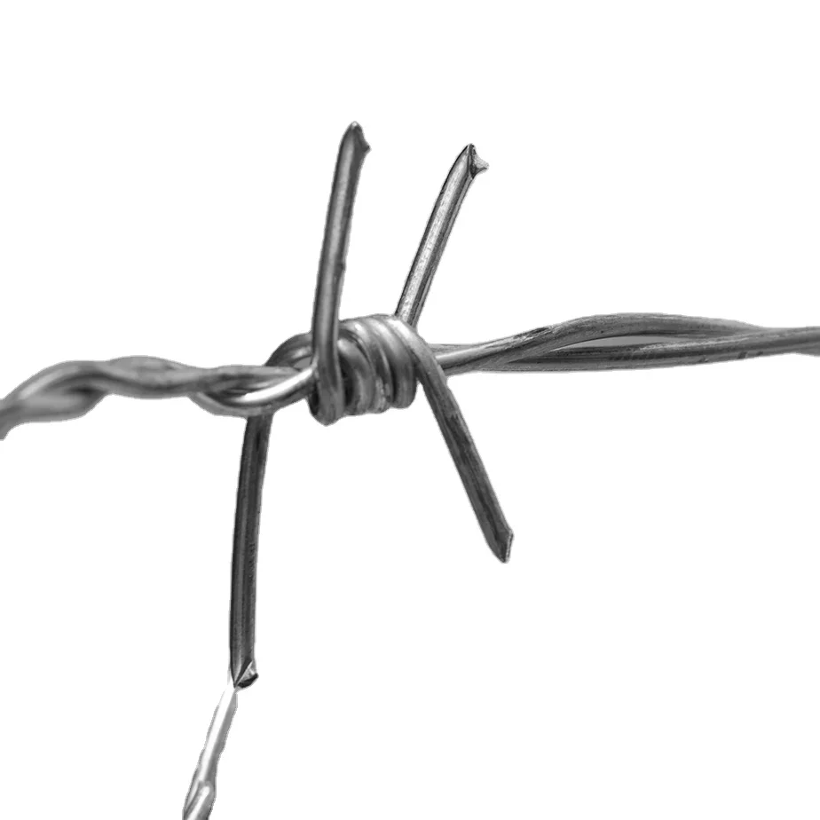 Factory Quality 12 Barbed Wire Fence Roll Length 200m Electric