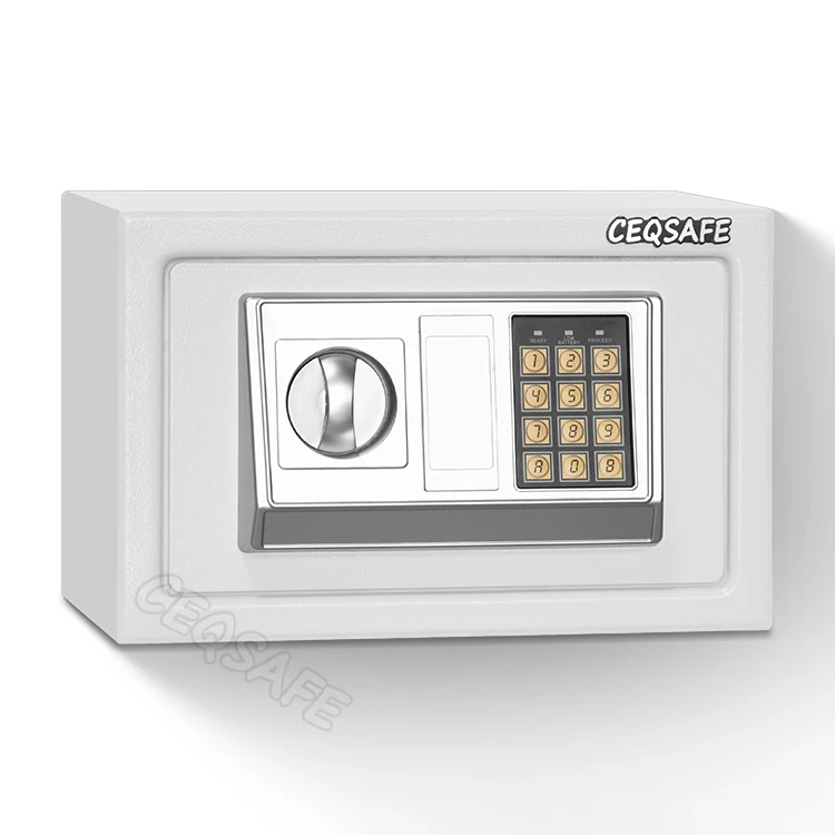 CEQSAFE Custom Mini Money Jewelry Digital Electronic Lock Safe Box Home Safe Box with Lock
