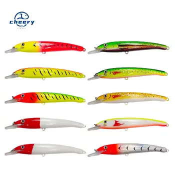 CHEERY High Quality Long Throw PVC Lure Bait Ringing Beads 18cm Newcomers Hot Fishing Baits for Carp Ocean Boat Fishing Minnow – Minnow – view 2