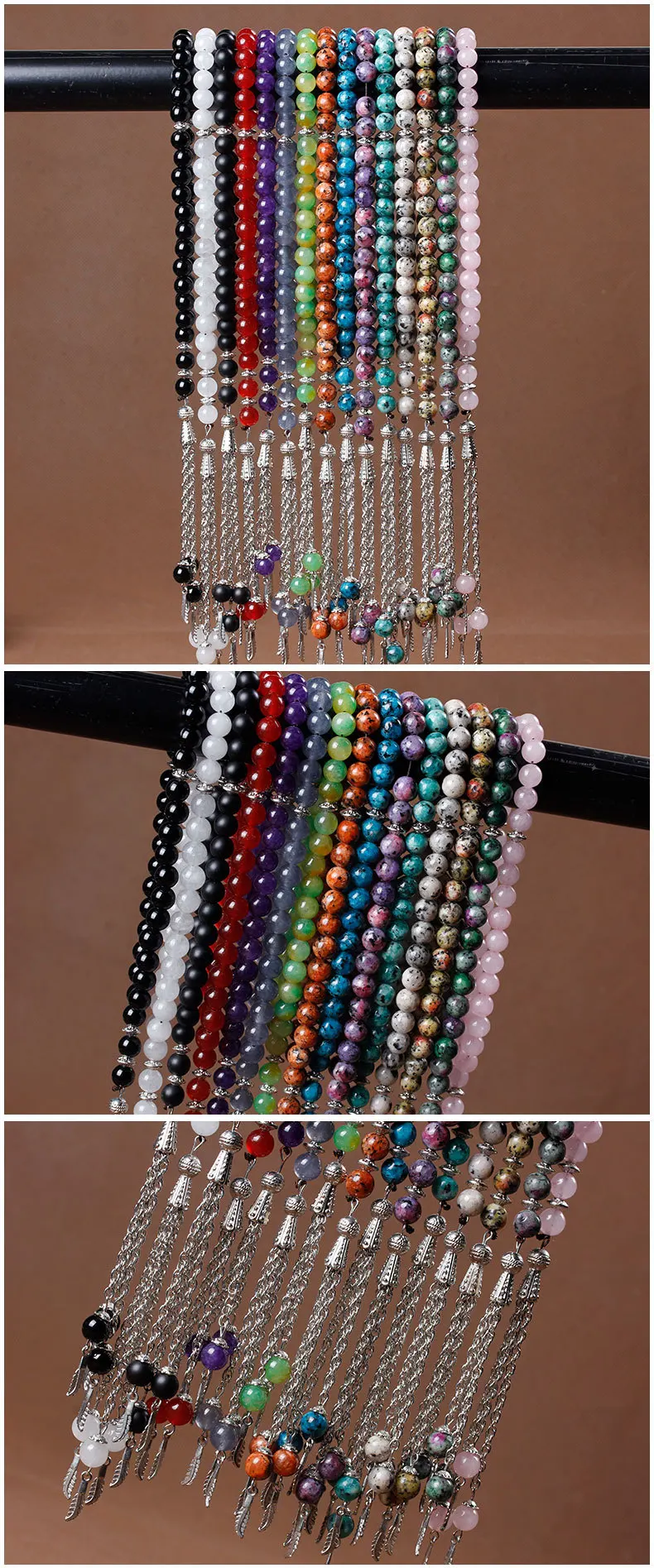 Uae Kuwait Palestine Colored Muslim Rosary Beads Islamic Strings Prayer