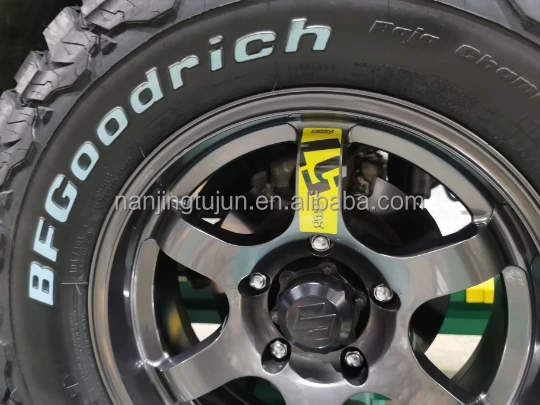 Black TE37 16 Inch 5x139.7 Alloy Wheels for Suzuki Jimny, Samurai