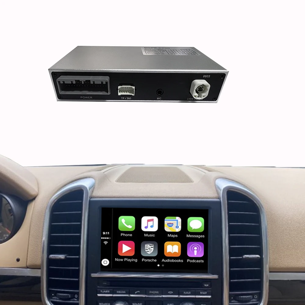 Carplay Module  for Porsche Cayenne 2011 CDR 31 for Apple Carplay Android Auto Car Play Interface Plug and Play