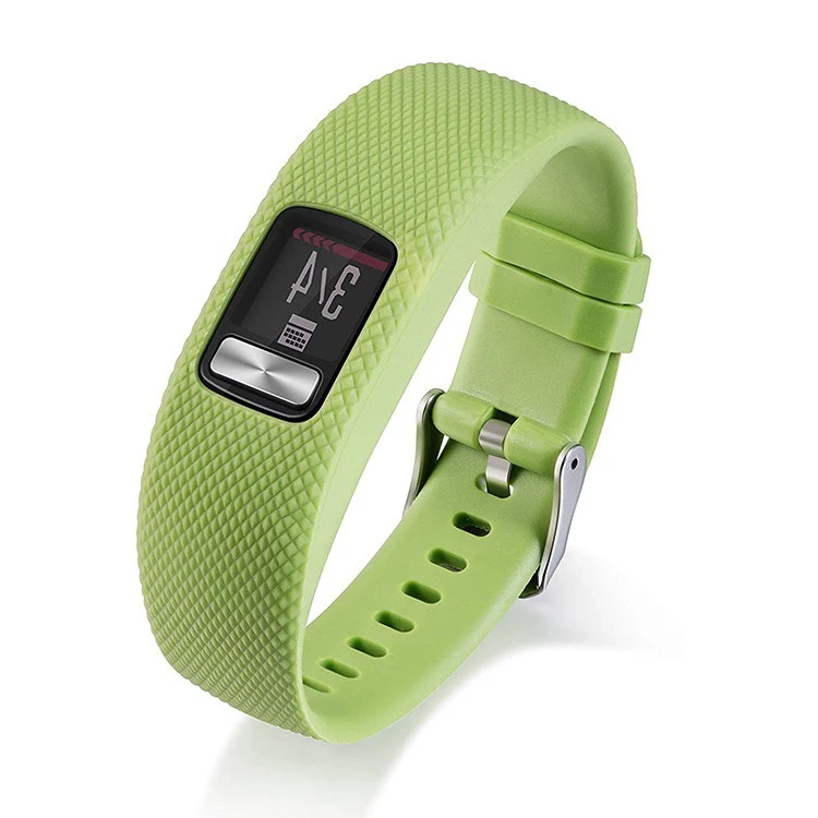 Garmin Vivofit 4 Replacement Silicone Smart Watch Band Durable Rubber Wristband