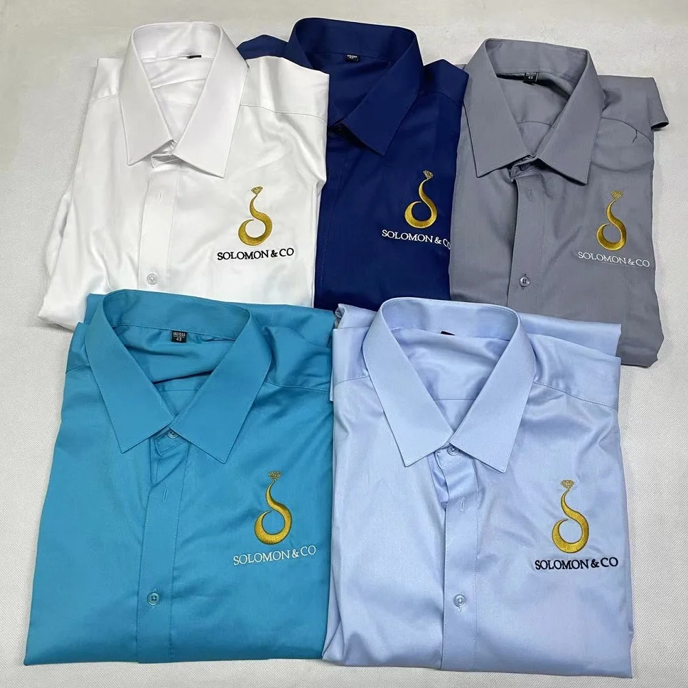 company dress shirts with logo INK STITCH Men S663 Custom Embroidery Add Texts SuperPro Twill you can easily build brand awareness and create a loyal customer base with custom dress shirts available at BannerBuzz Custom Embroidered Logo Shirts -