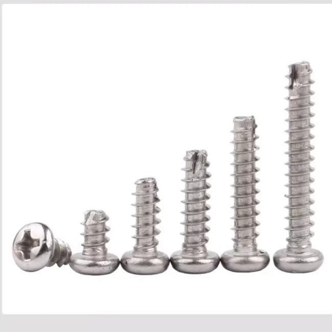 product high rated phillips cross recessed pan head plastic thread rolling screw self tapping screw for metal-62