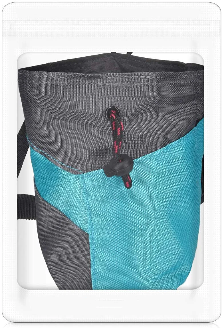Меловая сумка для скалолазания, мешок для мела и карбоната магния со шнурком и карманом для боулдеринга и гимнастики