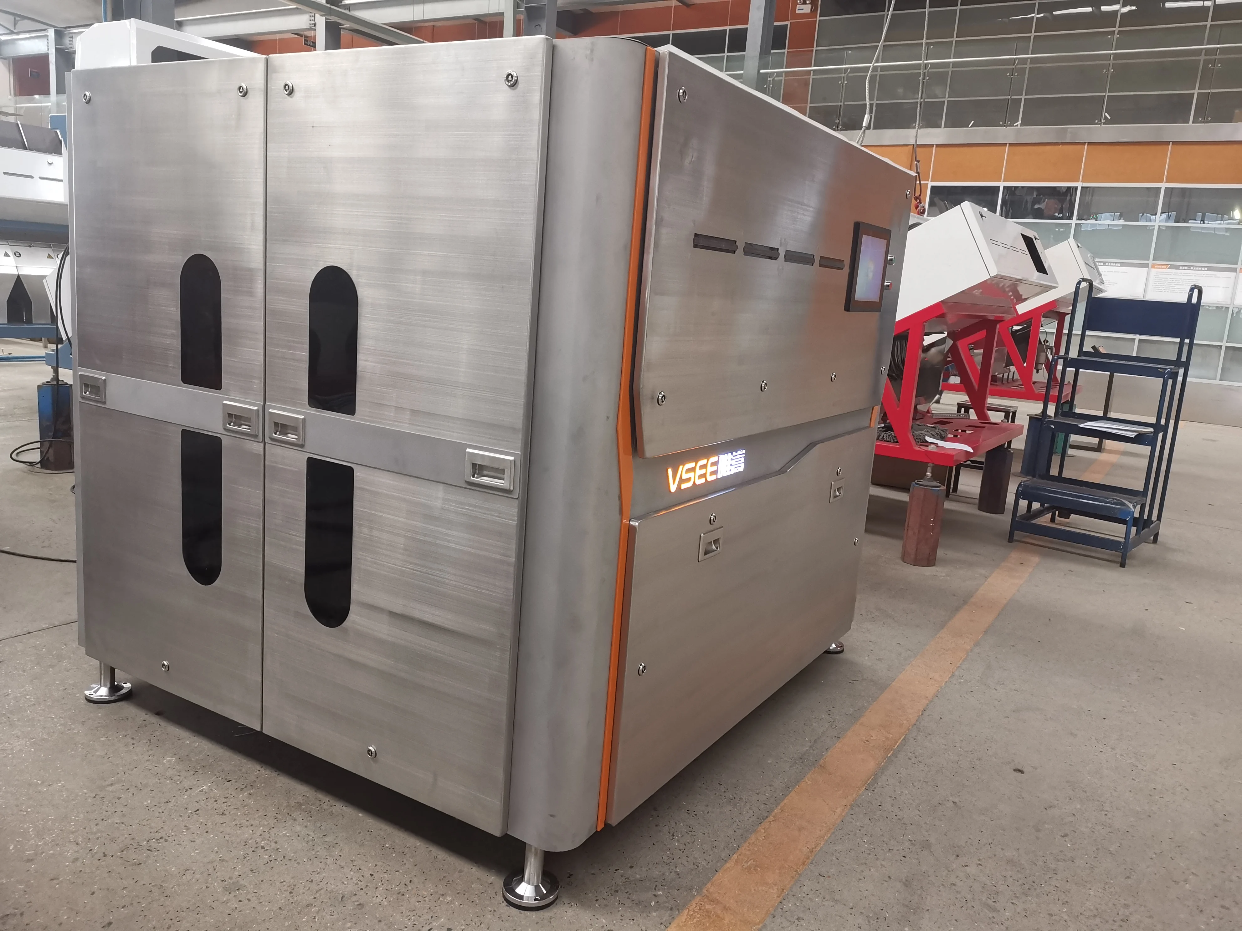 2024 New Style Colour Sorter with Glass Cullets Products Sorting Glass Recycling Machine From Vsee Company