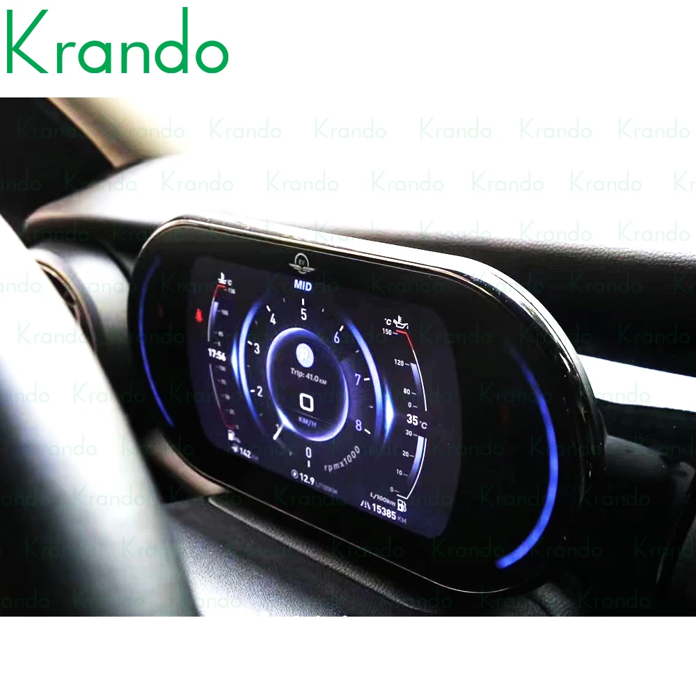 Krando Digital Cluster Instrument for BMW MINI Cooper F54 F55 F56 F60 2014 - 2023 LCD Dashboard Panel HD IPS Screen Linux System