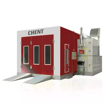 One year warranty Electric heating Spray Booth for car paint with Fire resistant Board Standard size Car painting Room