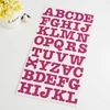 Autocollant personnalisé de paillettes d'alphabet
