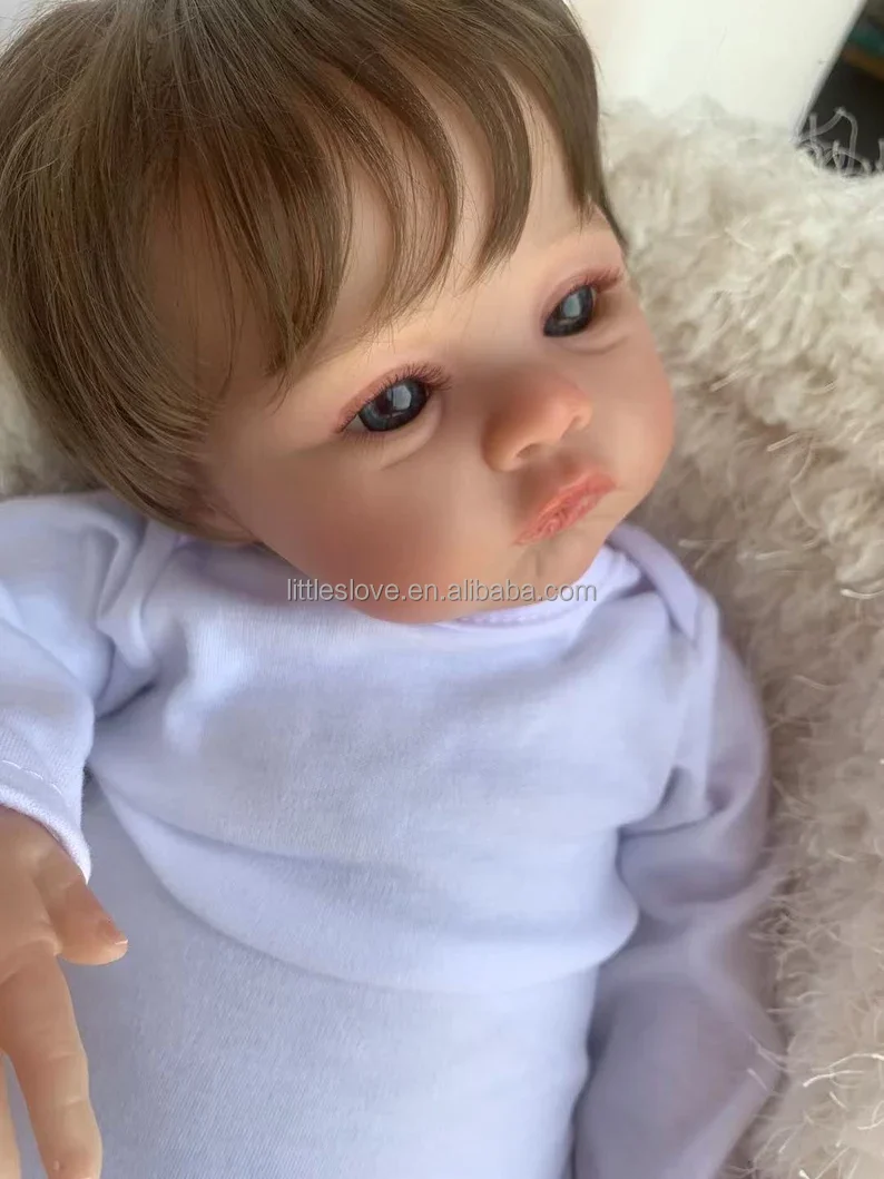 Lifelike Reborn Baby Dolls 18inch Meadow Realistic Baby Toddler Dolls Soft  Cloth Body Vinyl Limbs