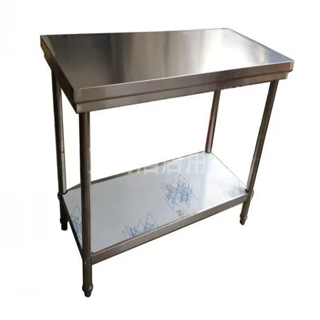 304 stainless steel workbench for use in food processing plants and slaughterhouses