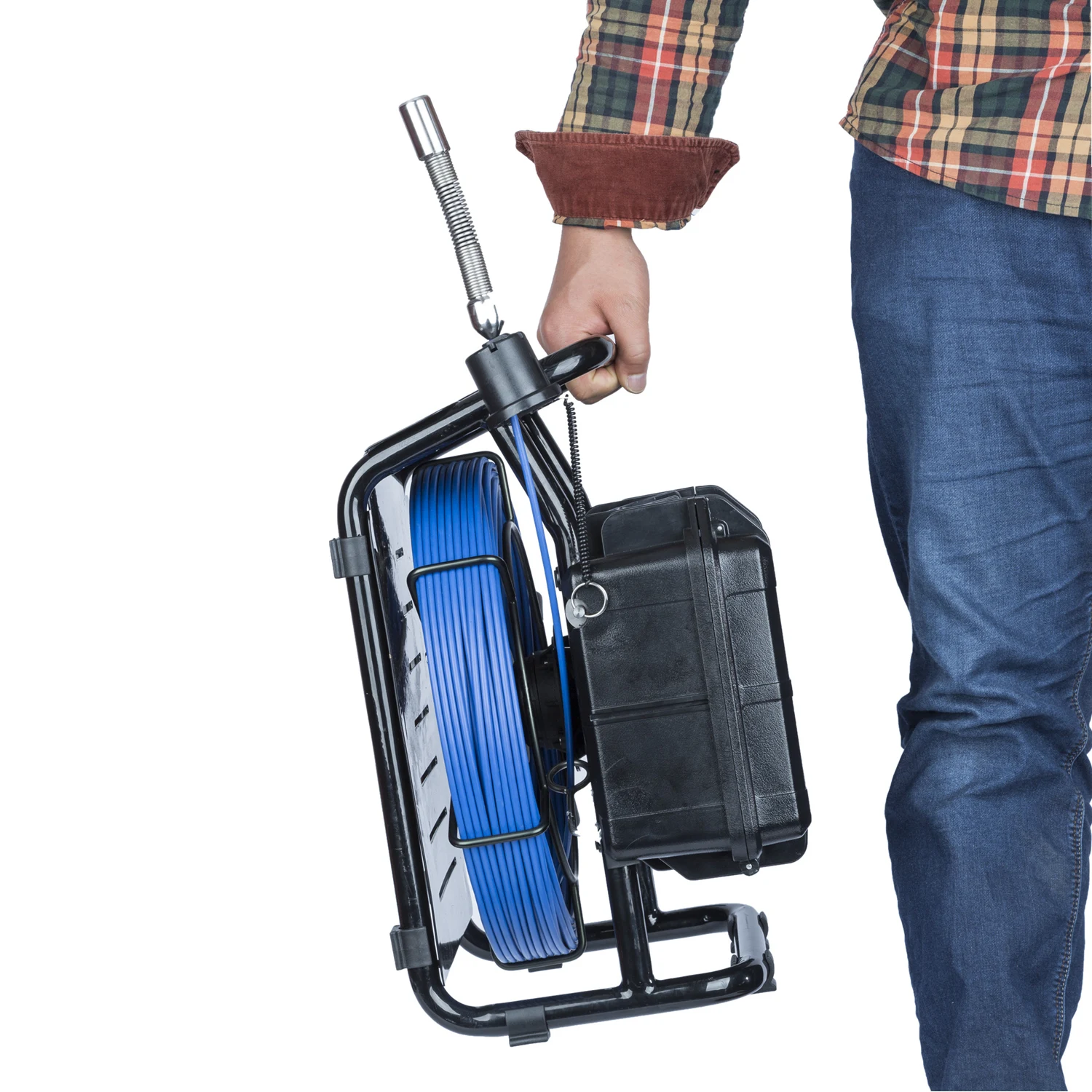 30m Self Leveling Air Duct Water Pipe Inspection Equipment System Sewer