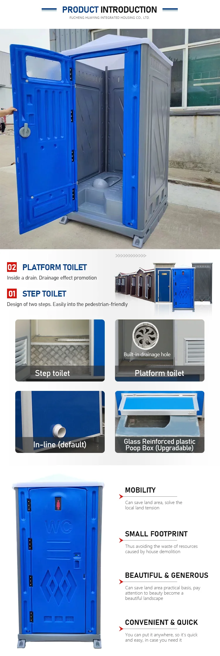 Manufacturing Portable Restroom With Sink Mobile Restroom Toilet - Buy ...