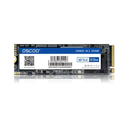 512GB NVMe M.2 SSD PCIe 3.0 - Fast Solid State Storage with 256GB