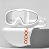 Set Cuffia da Nuoto Bianca e Occhialini