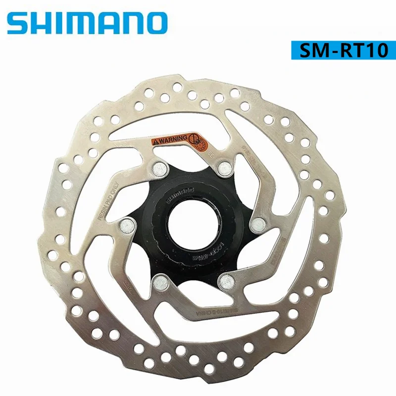 Disque De Frein Shimano SM-RT10 - Centre-Lock 160mm - Pour Freins à Patins Résine - Compatible Tourney