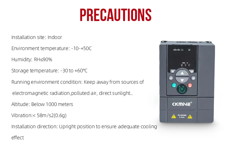 CKMINE KM800-015G/018P-4 Frequency Inverter Motor Drive 15kW 20HP 3 Phase 380V Control for Screw Compressor Factory Machine manufacture