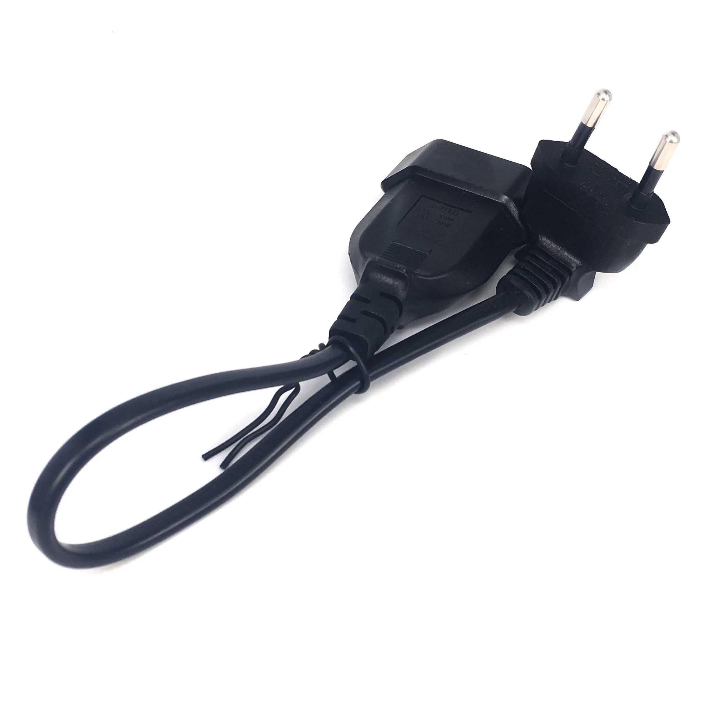 GINTOOYUN 2 Eu Plug To C13 Adaptador De Conversión 90 Grados