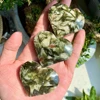 green mica heart