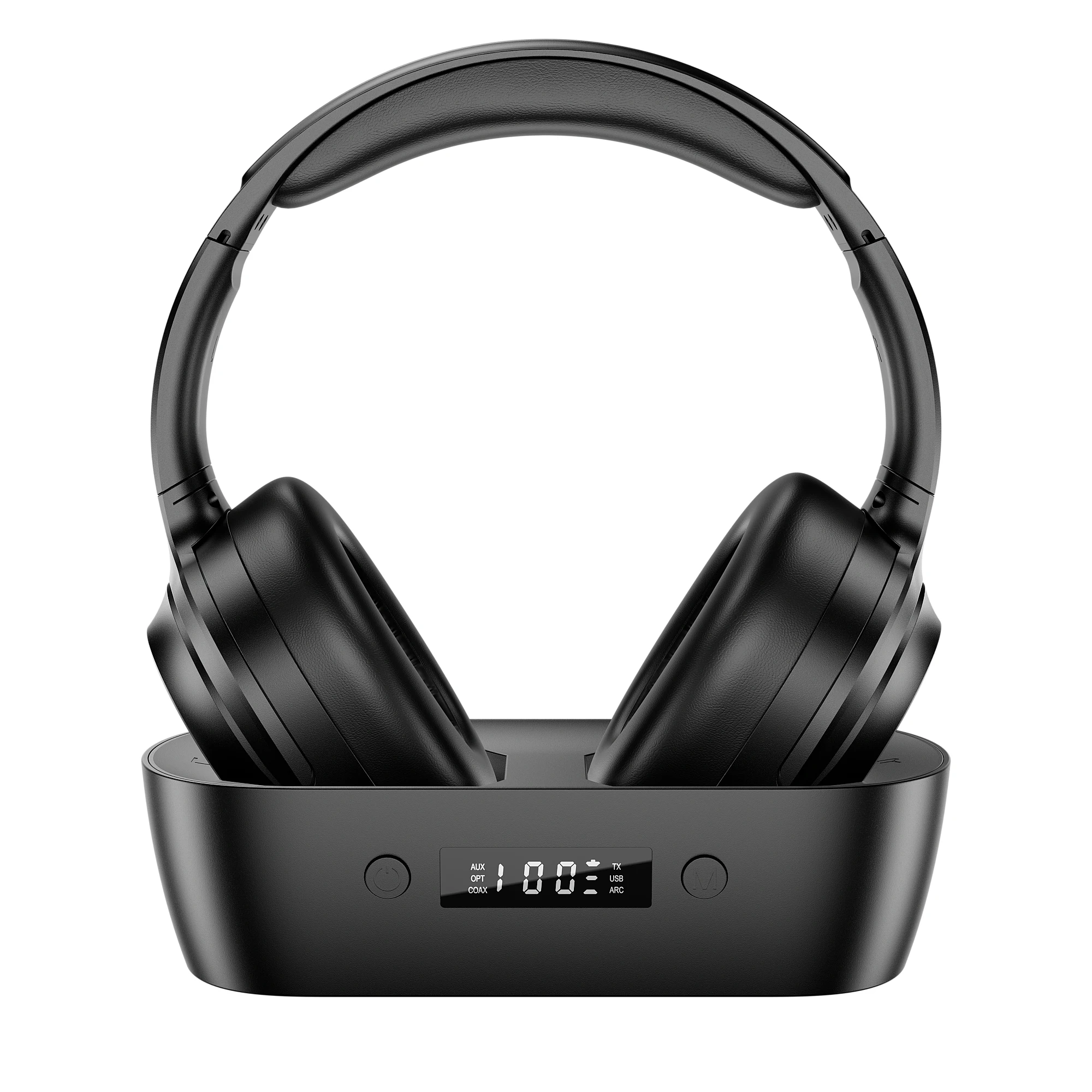 Wireless Headphones for TV Watching TV Headphones for Seniors with Transmitter Charging