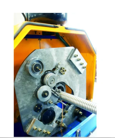 High Speed Continuous Cable Interlock Armoring Machine
