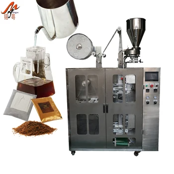 full automatic inner outer hanging ear non woven filter drip coffee packing machine