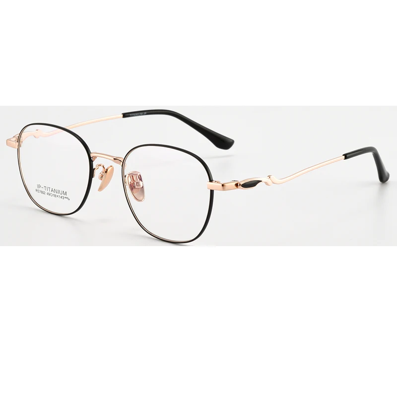 Ready Goods New Glasses Round Titanium Optical Frames Designer Optical Anti Blue Light Glasses Frame