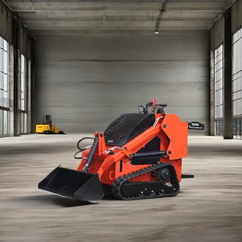 EPA Certified Mini Diesel Skid Steer Loader 3 Ton Load Capacity Bucket Attachment Wheel Crawler Loader Gearbox Free Shipping