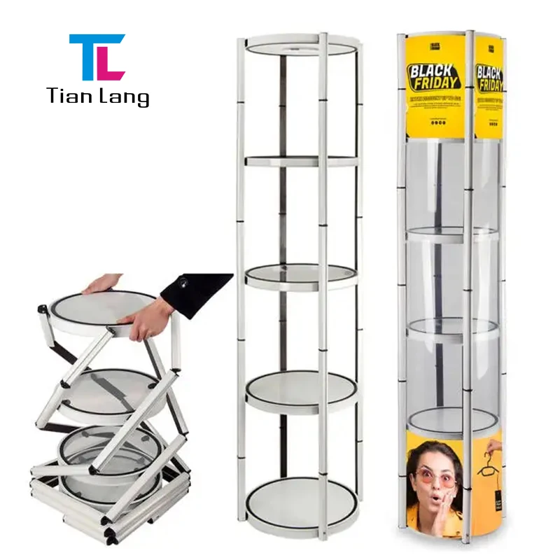 TianLang reklaamiakrüülne pöörduv kaubanduskaupluse kaunisvitriin modernne esitlus