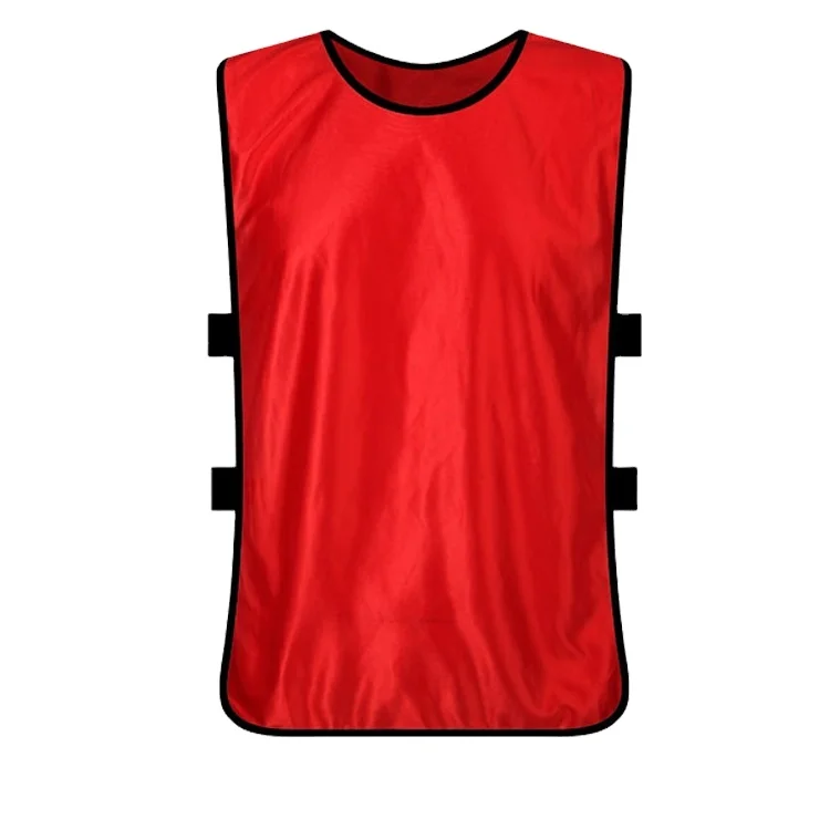 ybda001 usine personnalisé sans manches formation gilet sport pratique  football gilet pour rouge football uniforme formation équipe vêtements