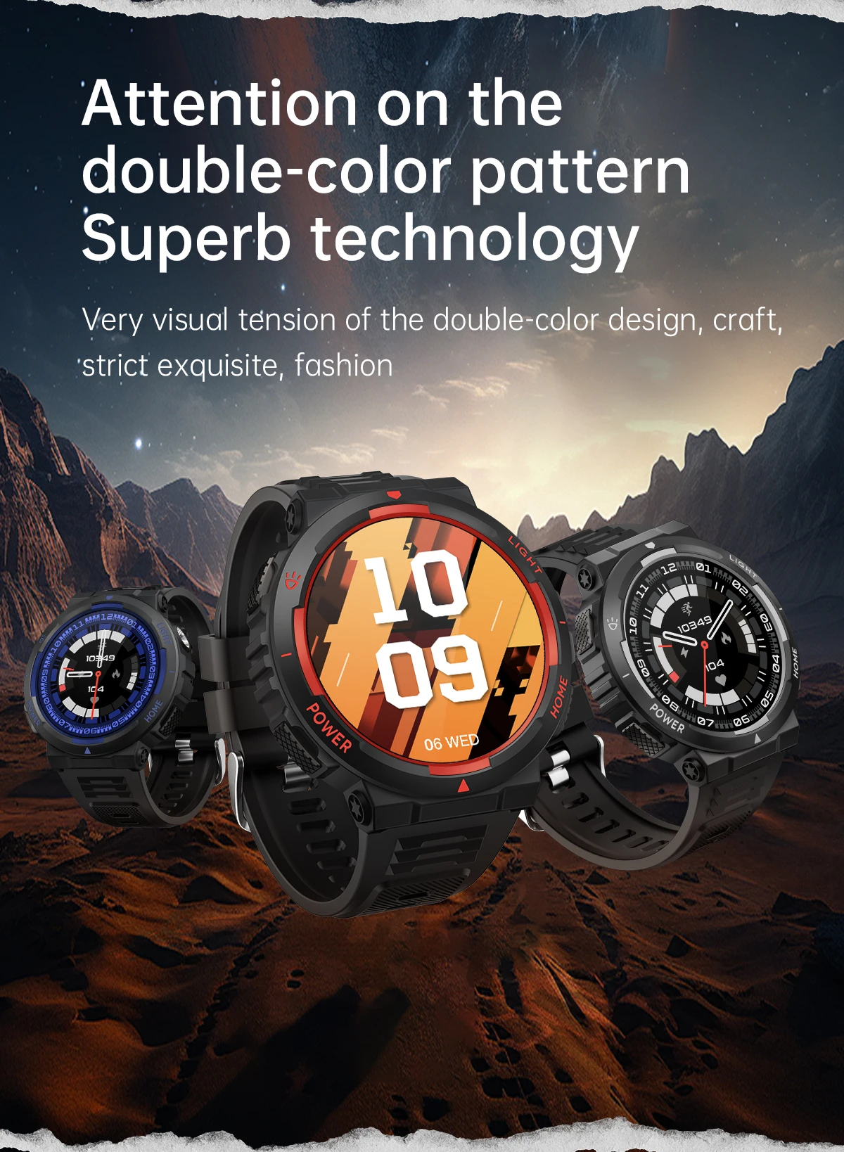 Welcome OEM Order, Factory Whole Selling 2025 Kt75 Smart Watch With Flashlight 1.53
