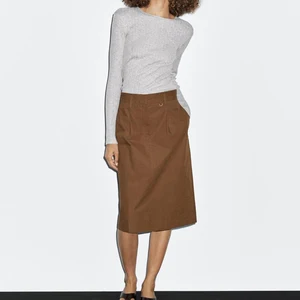 Custom Women's Autumn New Fashion Solid A-Line Formal Pencil Skirt Elegant Ladies' Work Office Slight Slit Skirt