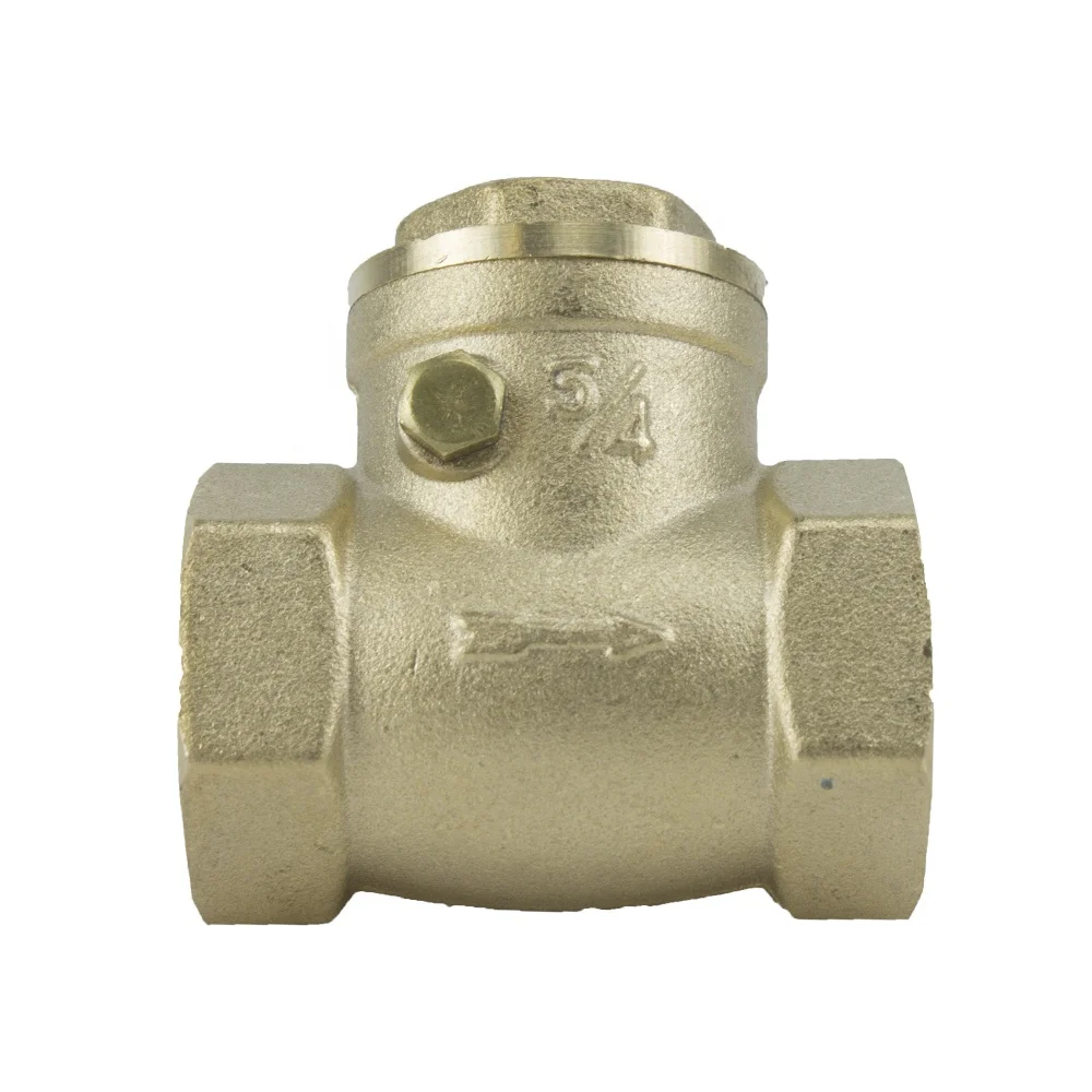 hot selling brass check valve 3/4 inch flap check valve 180g