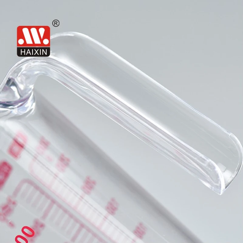 Amazon Product Measurement Tools Cup Measure 500ml Clear Cake Plastic Measuring Cup And Spoon Set With Handle