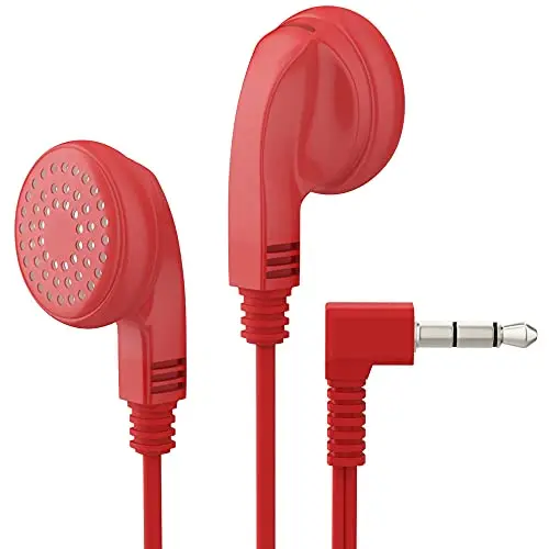 PVC Tour Bus Headset Colorful 3.5mm Jack Disposable Airline Headphone Customized Logo Wired Airplane Earphone