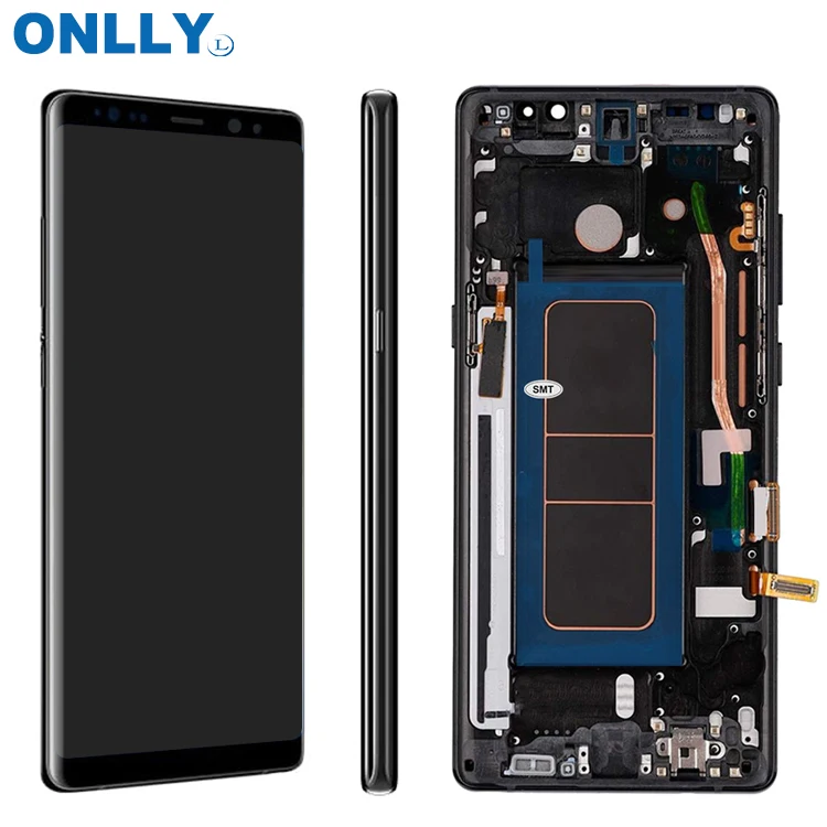 Super Amoled for Samsung galaxy Note 8 N5100 Lcd with Digitizer , for Note8 9 Lcd Screen+frame