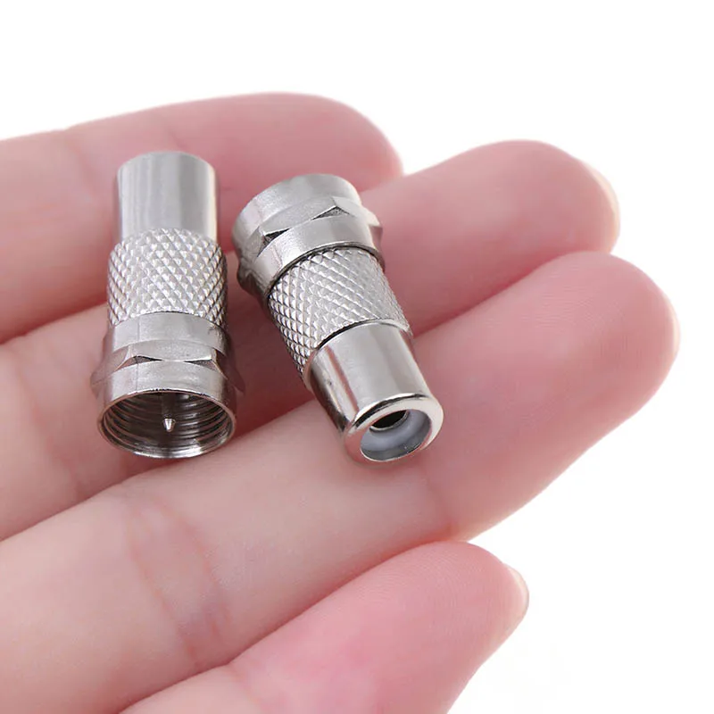 Adattatore Da Presa Femmina F (Coassiale) A Spinotto Maschio RCA/Phono - Modello FC-24