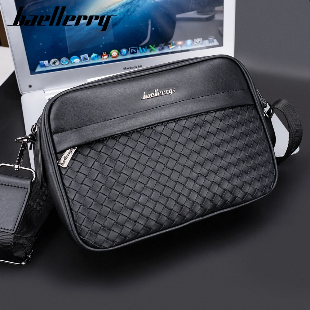 Baellerry Men's Crossbody Bag High Quality PU Leather