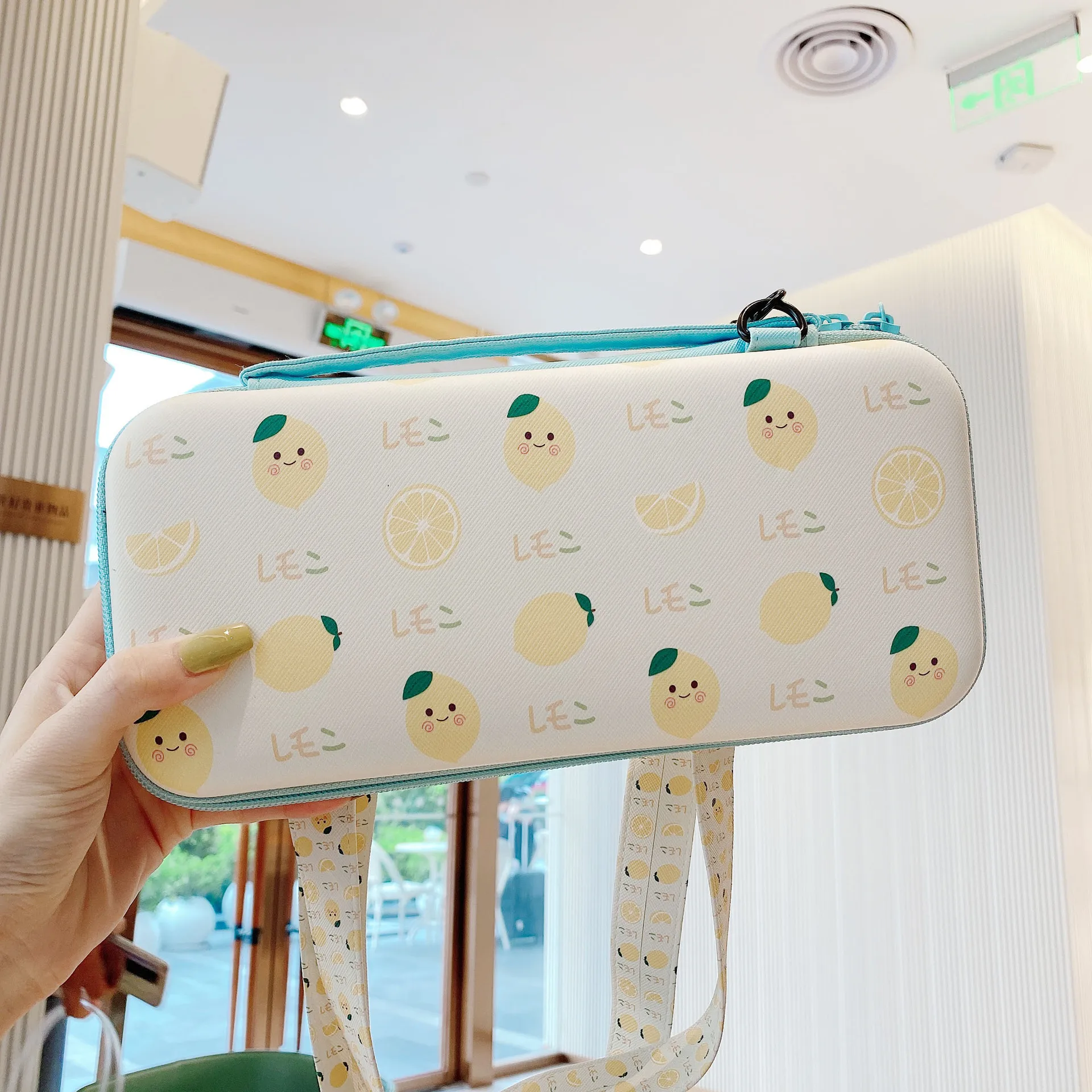 Fashion style cute girls bag Eva hard storage case for nintendo switch console bag