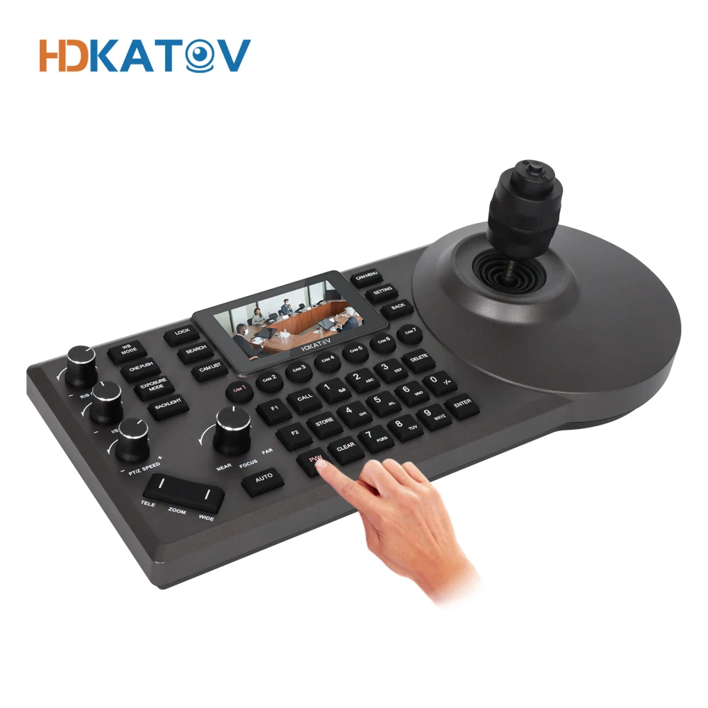 JJTS Super Broadcast Camera Keyboard Joystick IP Controller for PTZ Cameras