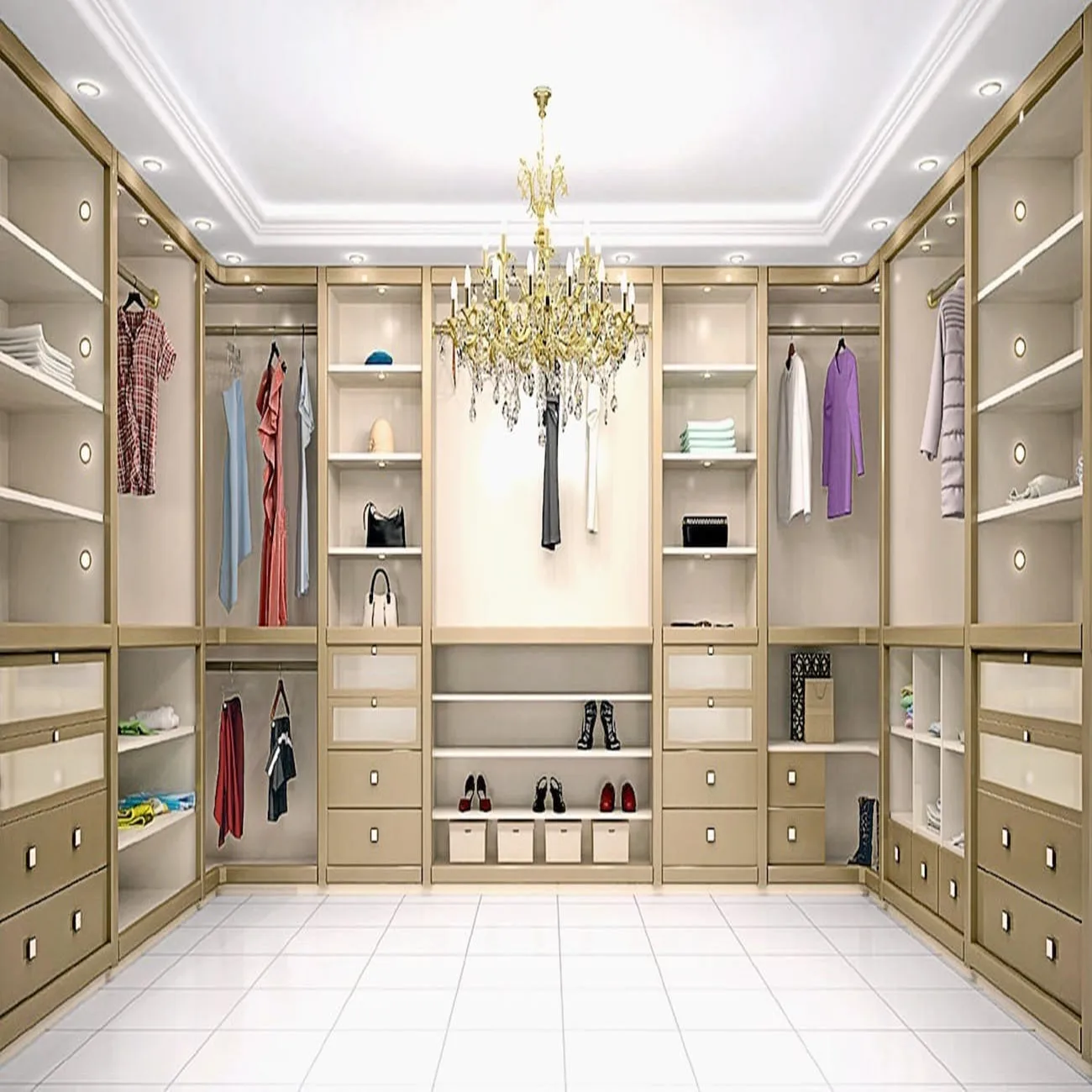 Modern wardrobe dressing table designs u shaped wardrobe closet ...