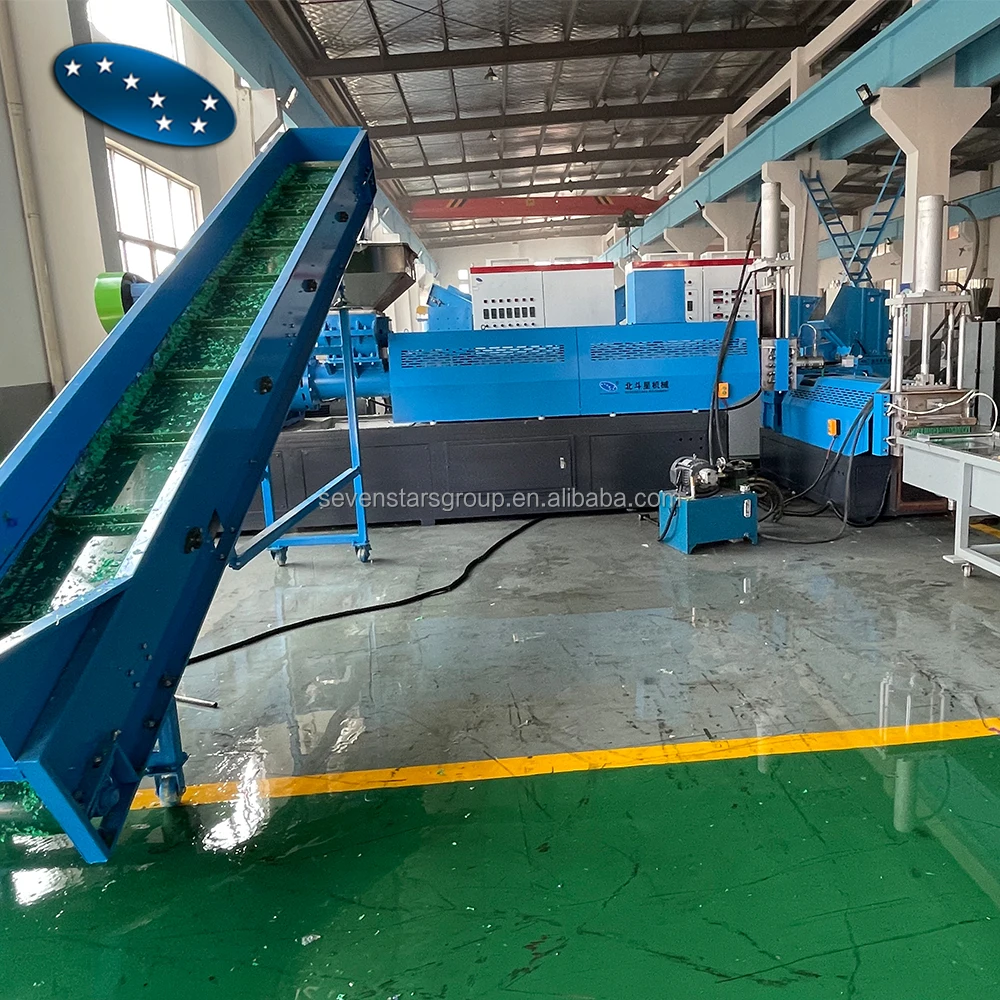 Pelletization Unit Wet plastic film bags pelletizing machine Plastic granulator Machine ...
