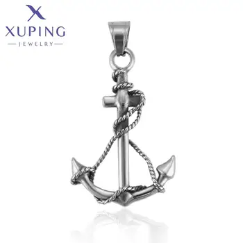 33448 xuping jewelry Hot sale fashion classic cross design handsome luxury black gun color neutral style pendant